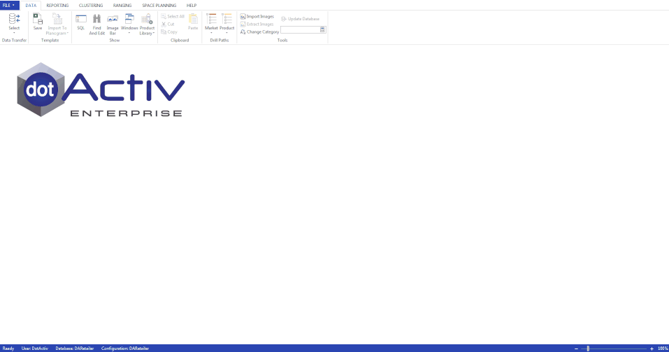 Database to Shelf Plan Product Drill