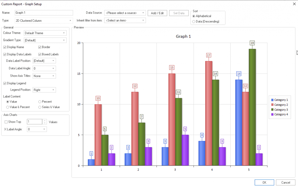 How To Add A Graph To A Report Template - DotActiv PowerBase